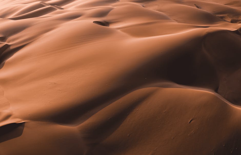Dunes on Desert in Peru