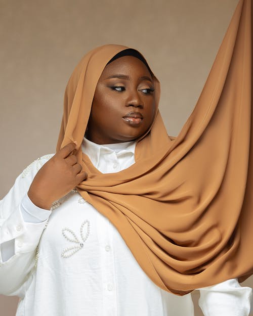 Fotobanka s bezplatnými fotkami na tému černoška, hidžáb, model