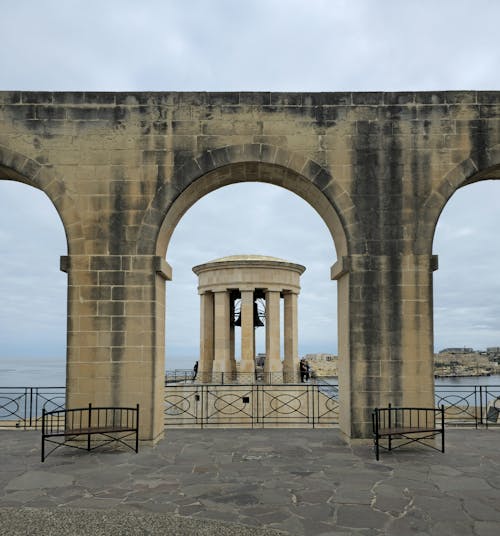 Siege Bell War Memorial in Valletta in Malta
