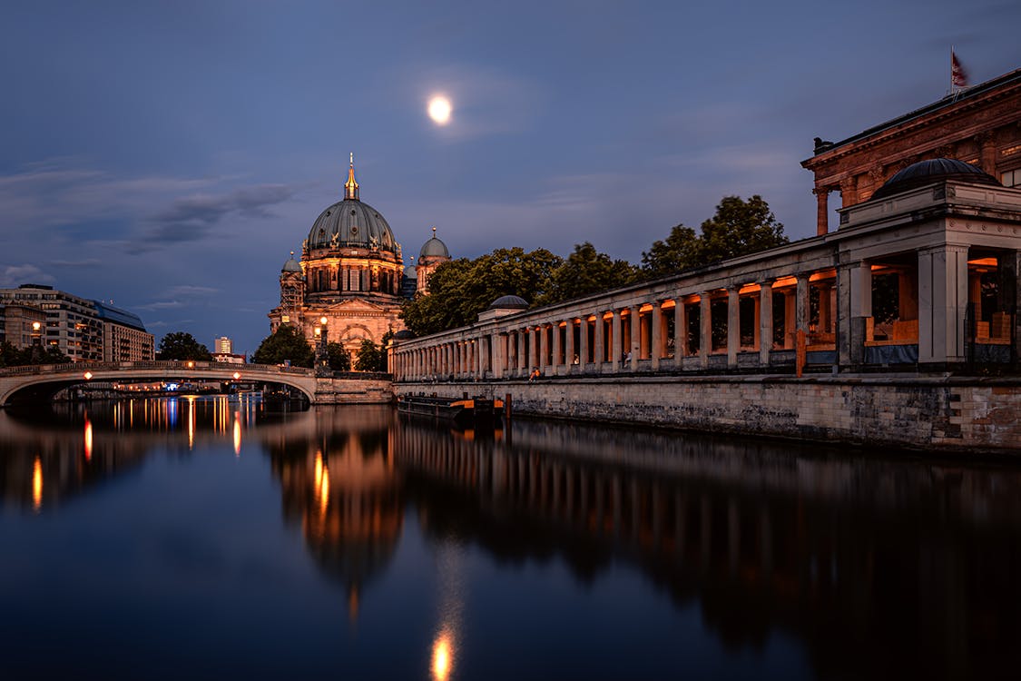 Бесплатное стоковое фото с Берлин, вечер, германия