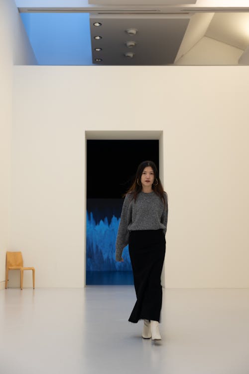 Woman in an Art Gallery 