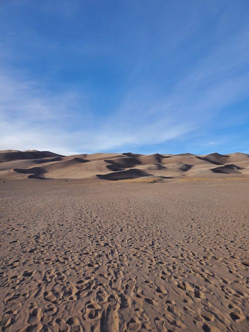Barren Desert with Hills
