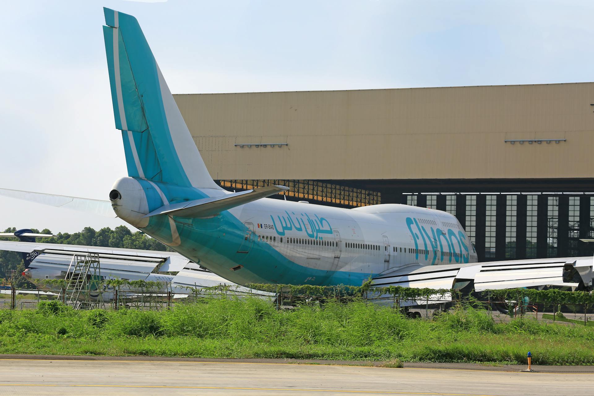 Airplane Standing in an Airport