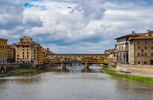 Stone Bridge by the River in Florence