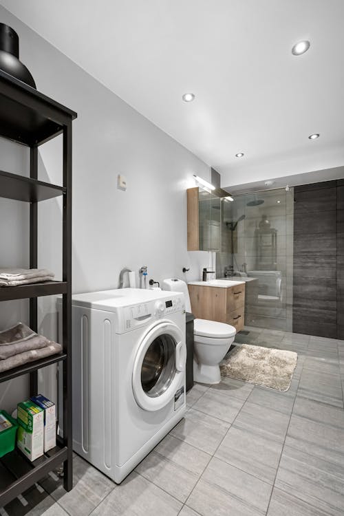 Interior of a Modern Bathroom 