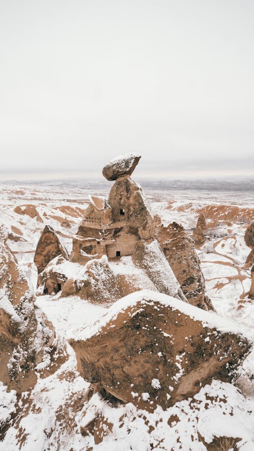 Foto stok gratis batu, berukir, cappadocia