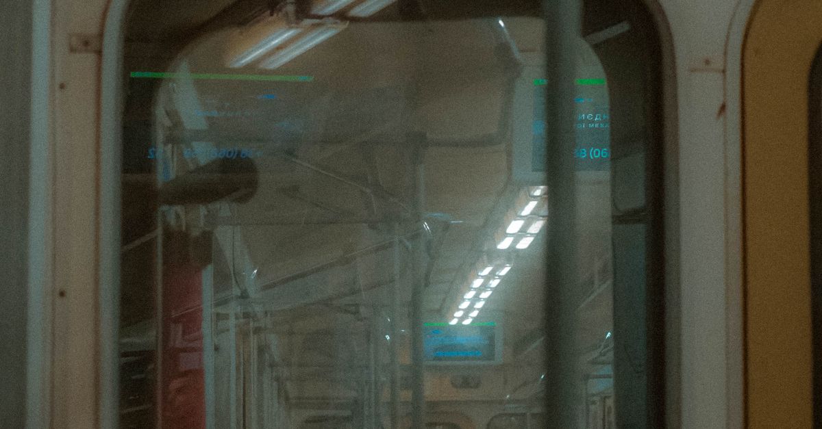 Metro Train Windows Window in Metro Train · Free Stock Photo