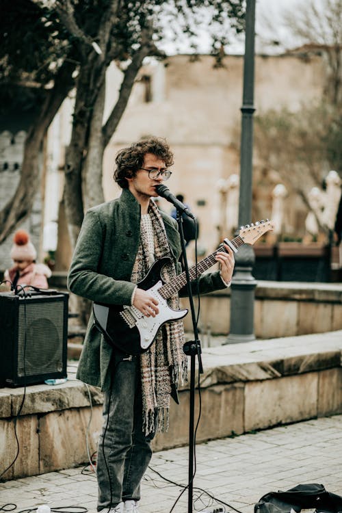 거리 음악가, 남자, 노래하는의 무료 스톡 사진