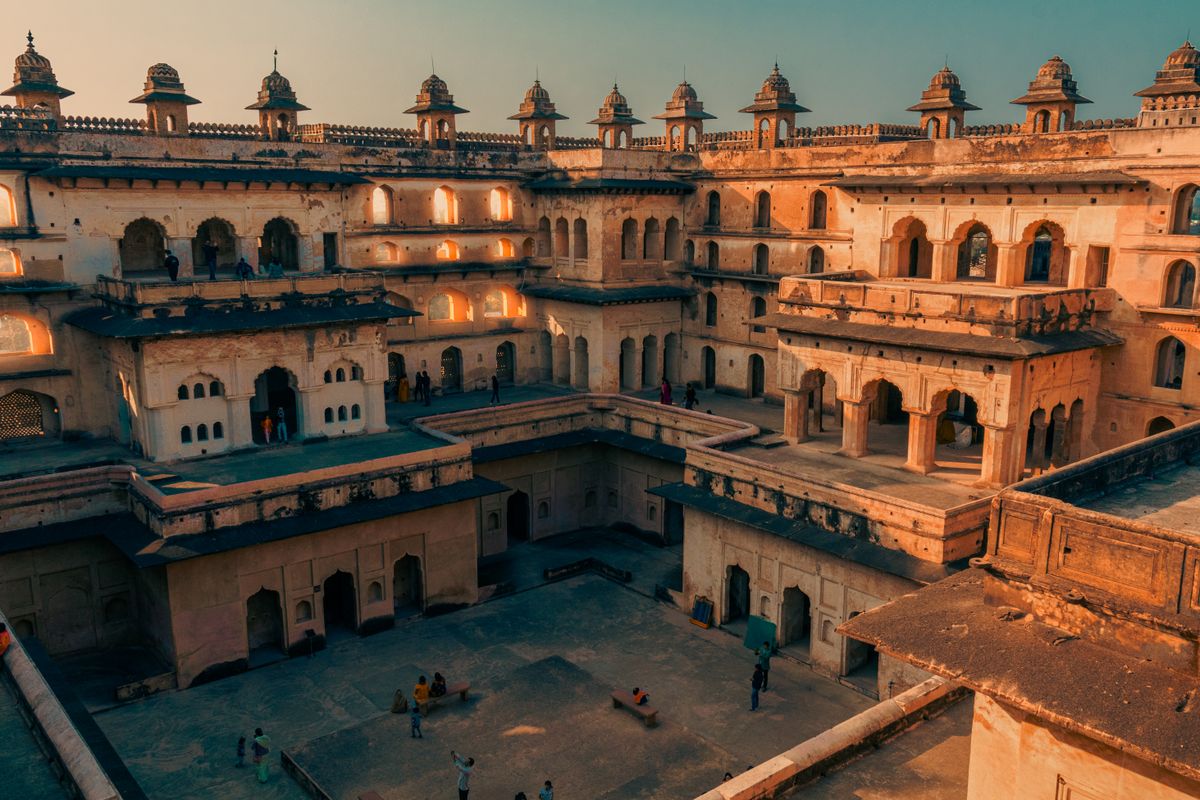 Raja Mahal, a historic palace in Jhansi, Uttar Pradesh, reflecting the city's Bundelkhand heritage tourism