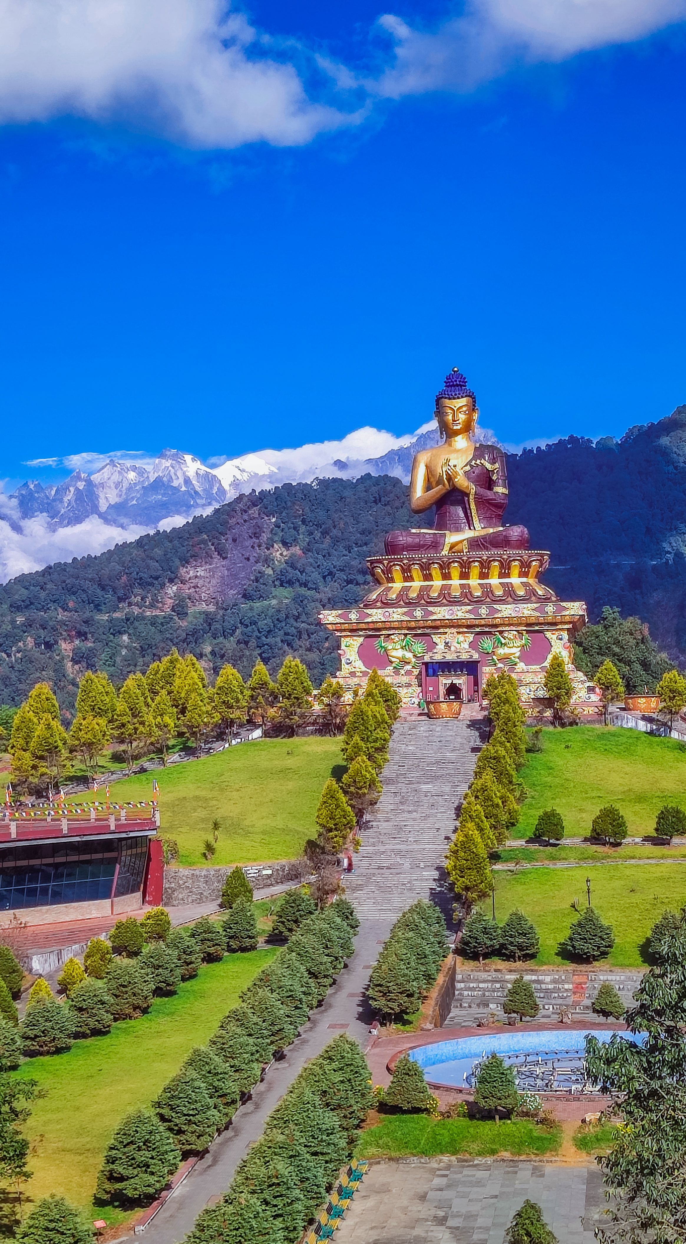 Gratis Immagine gratuita di buddha park, rabong, ravangla Foto a disposizione