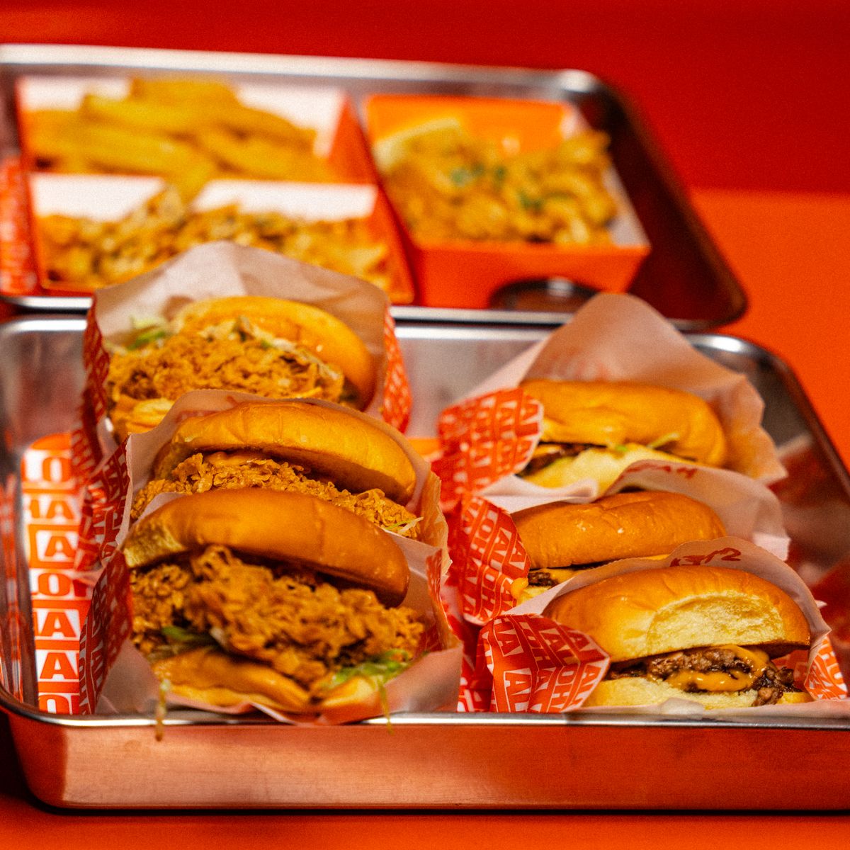 Fast Food on s Tray · Free Stock Photo