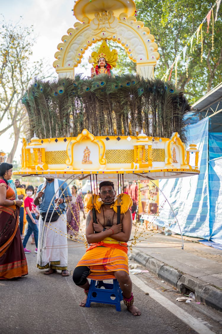 Monk On A Street Parade 