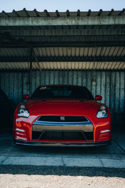 Red Nissan GTR