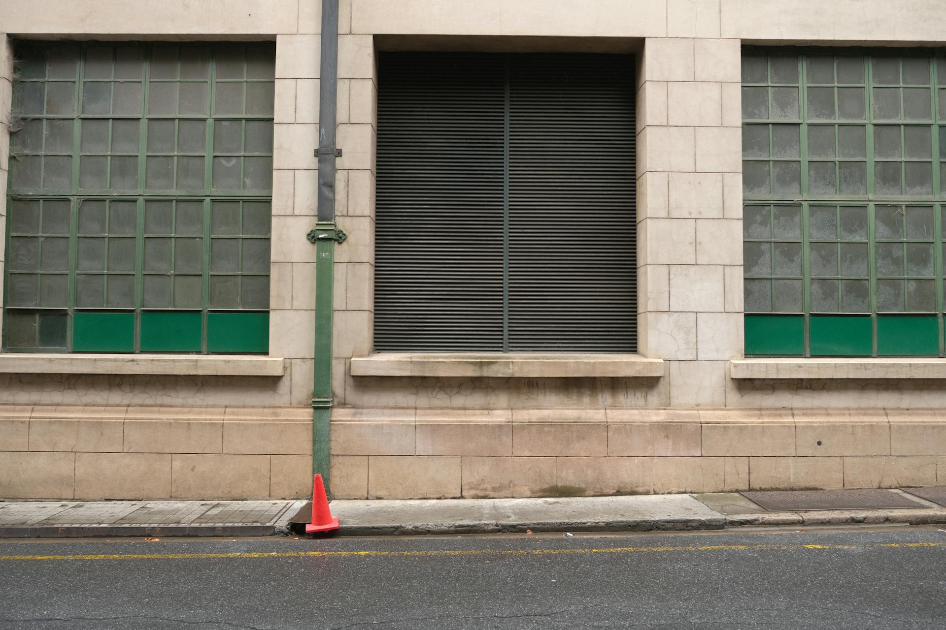 Gutter on Building Wall