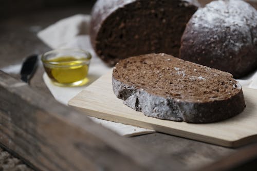 Bread Slice on Tray