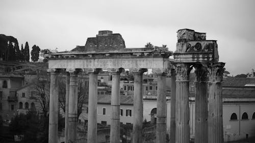 Column of Forum Romanum in Rome