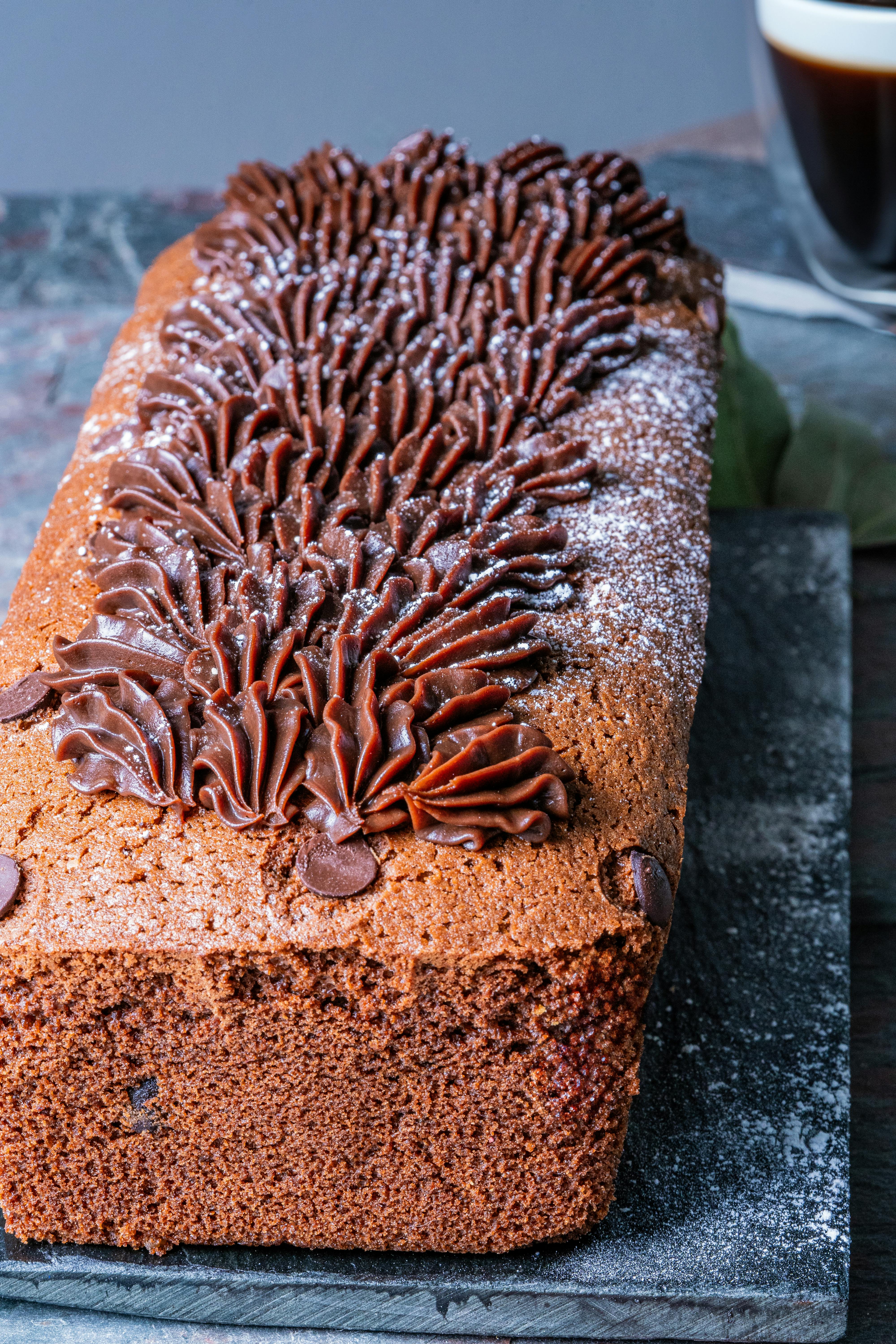 Two Types Of Chocolate Give This Elegant Loaf Cake Deep Flavor For A Valentines Day Treat