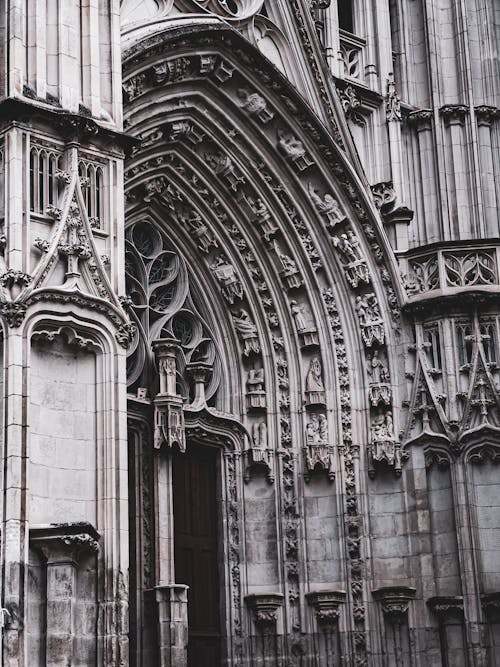 Carved Decoration of Gothic Cathedral