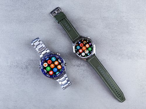 Electric Watches on a Rug 