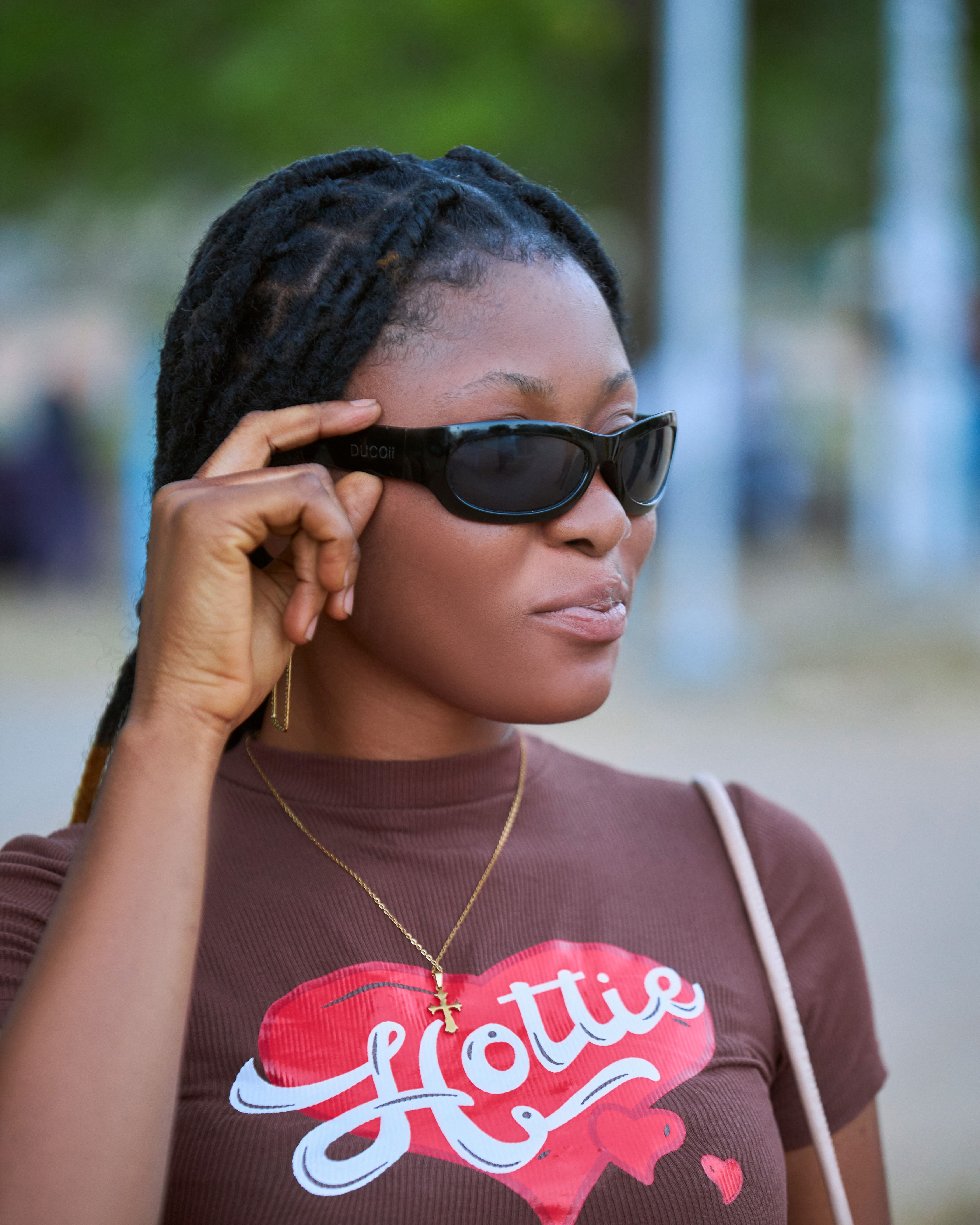 Portrait of African Woman Wearing Sunglasses · Free Stock Photo