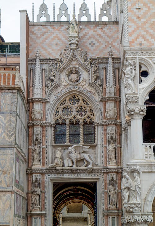 Ornate Carta Gate in Venice