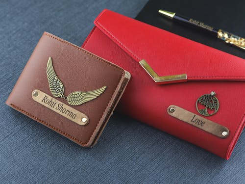 Choice of Leather Wallets with Embellishments