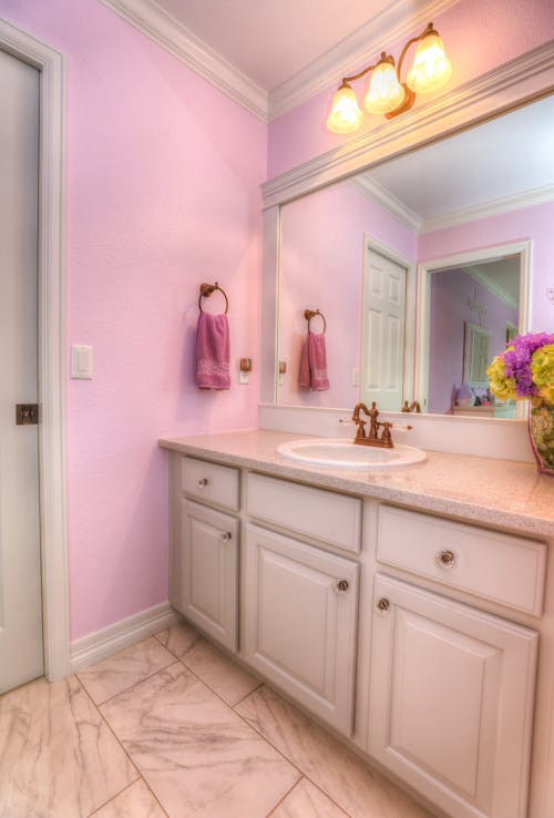 Gratuit Photos gratuites de conception de la salle de bain, miroir, miroir de salle de bain Photos