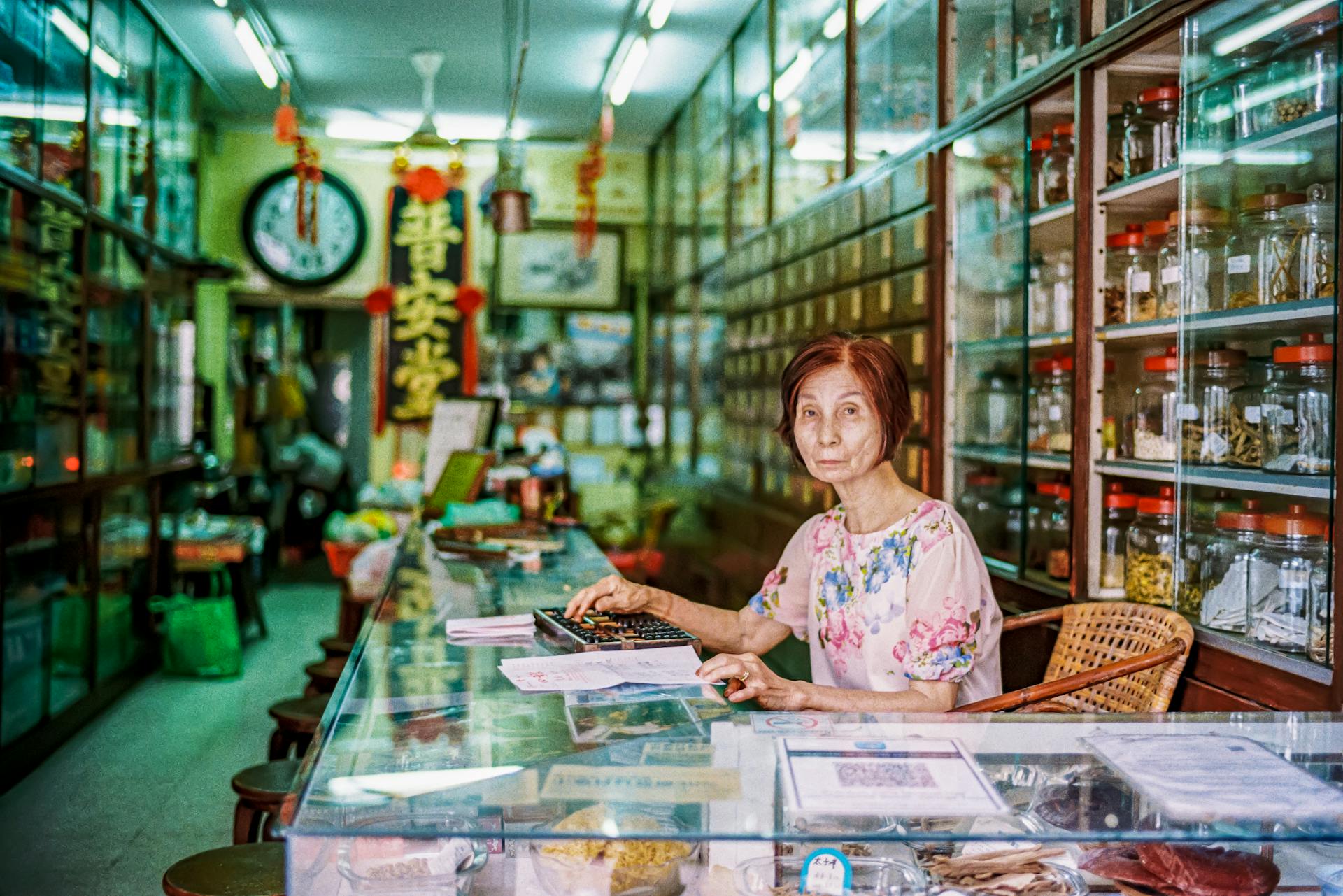 A Retail Clerk in a Store