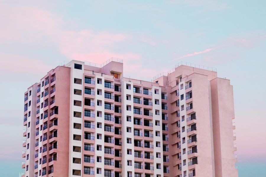 Modern commercial office building