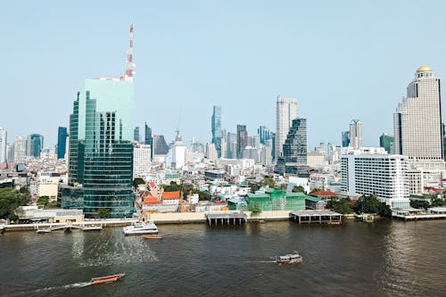 Skyline of Bangkok, Thailand 