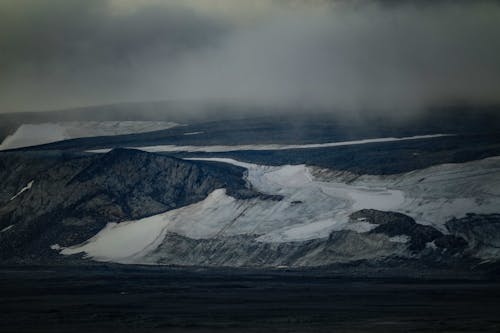 Cloud over Rocky Hill in Winter