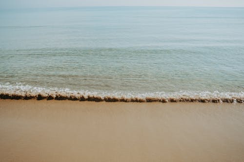 모래, 바다, 손을 흔들다의 무료 스톡 사진