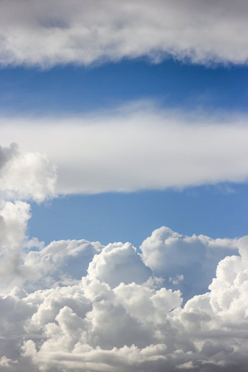 Foto d'estoc gratuïta de cel, inflat, núvols