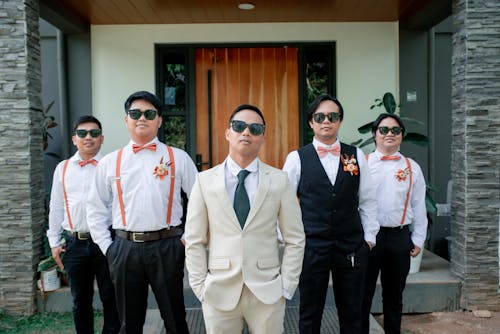 Gratis lagerfoto af asiatiske mænd, bryllupsfotografering, elegance