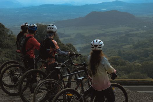 mountain biking