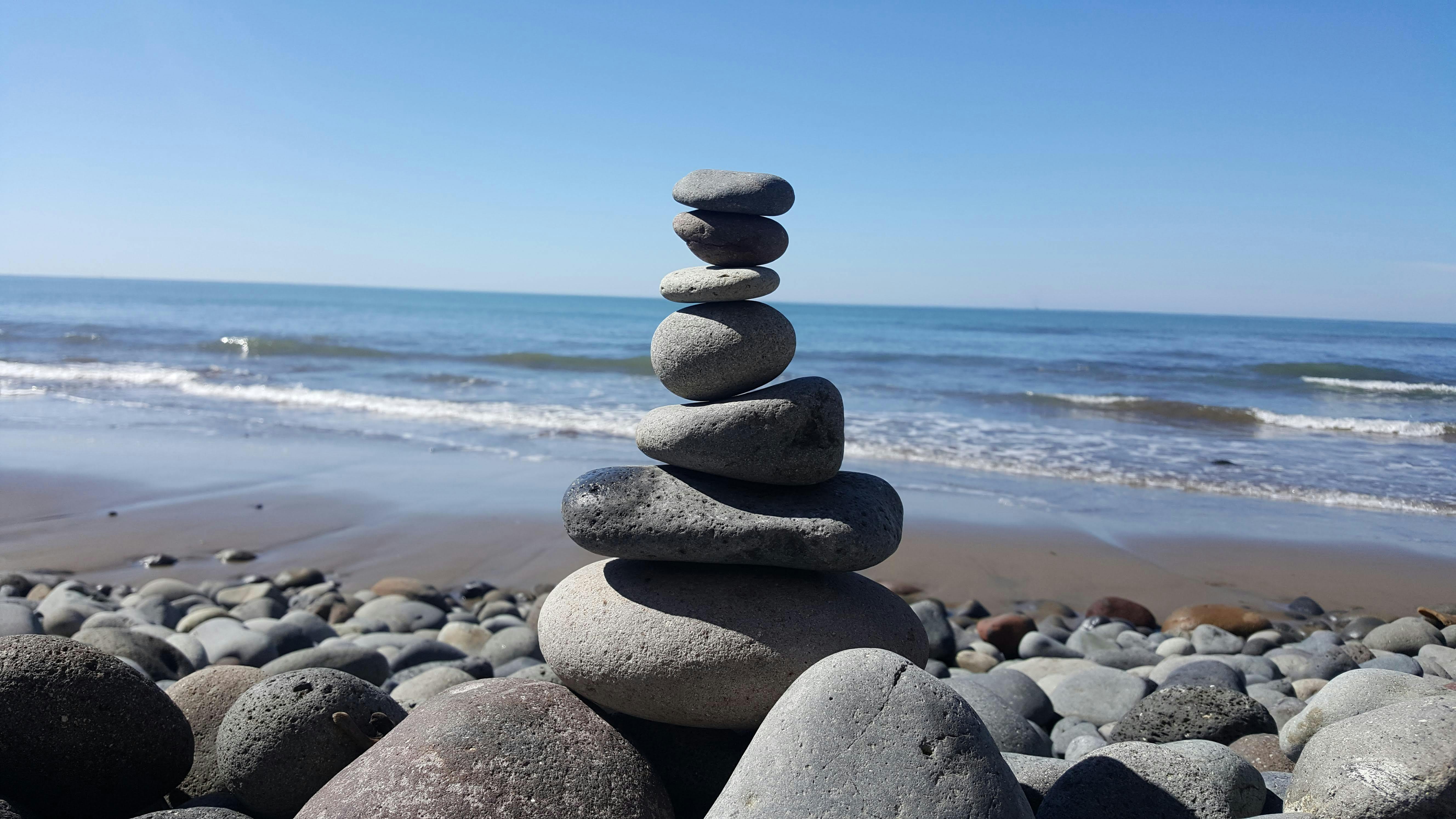 Free stock photo of balance, beach, peace