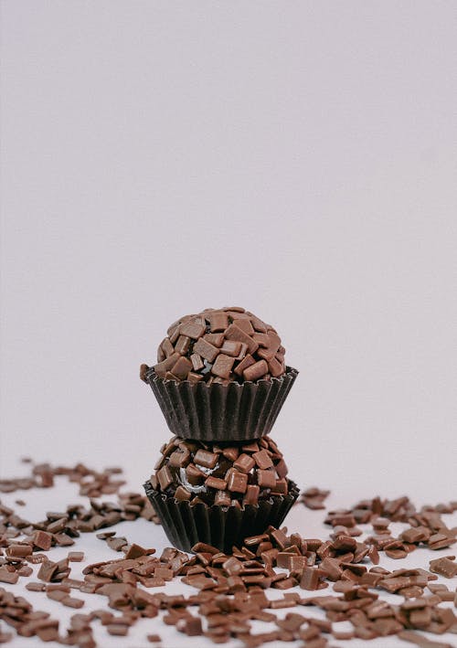 Photos gratuites de abondance, arrière-plan blanc, chocolat