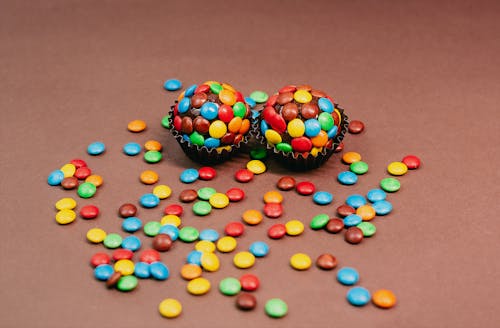 Cupcakes with Colorful Sprinkles 