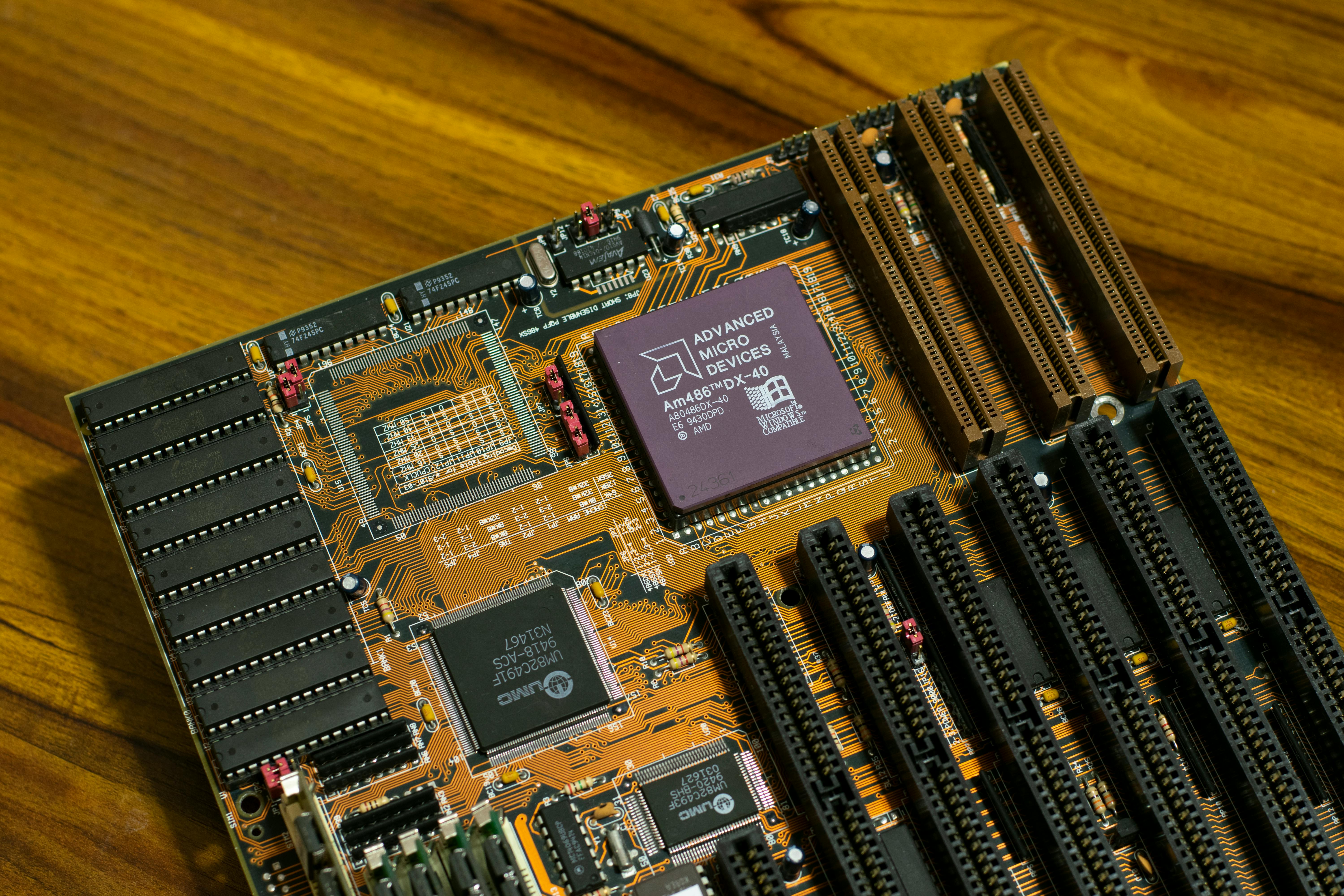 retro amd cpu on motherboard