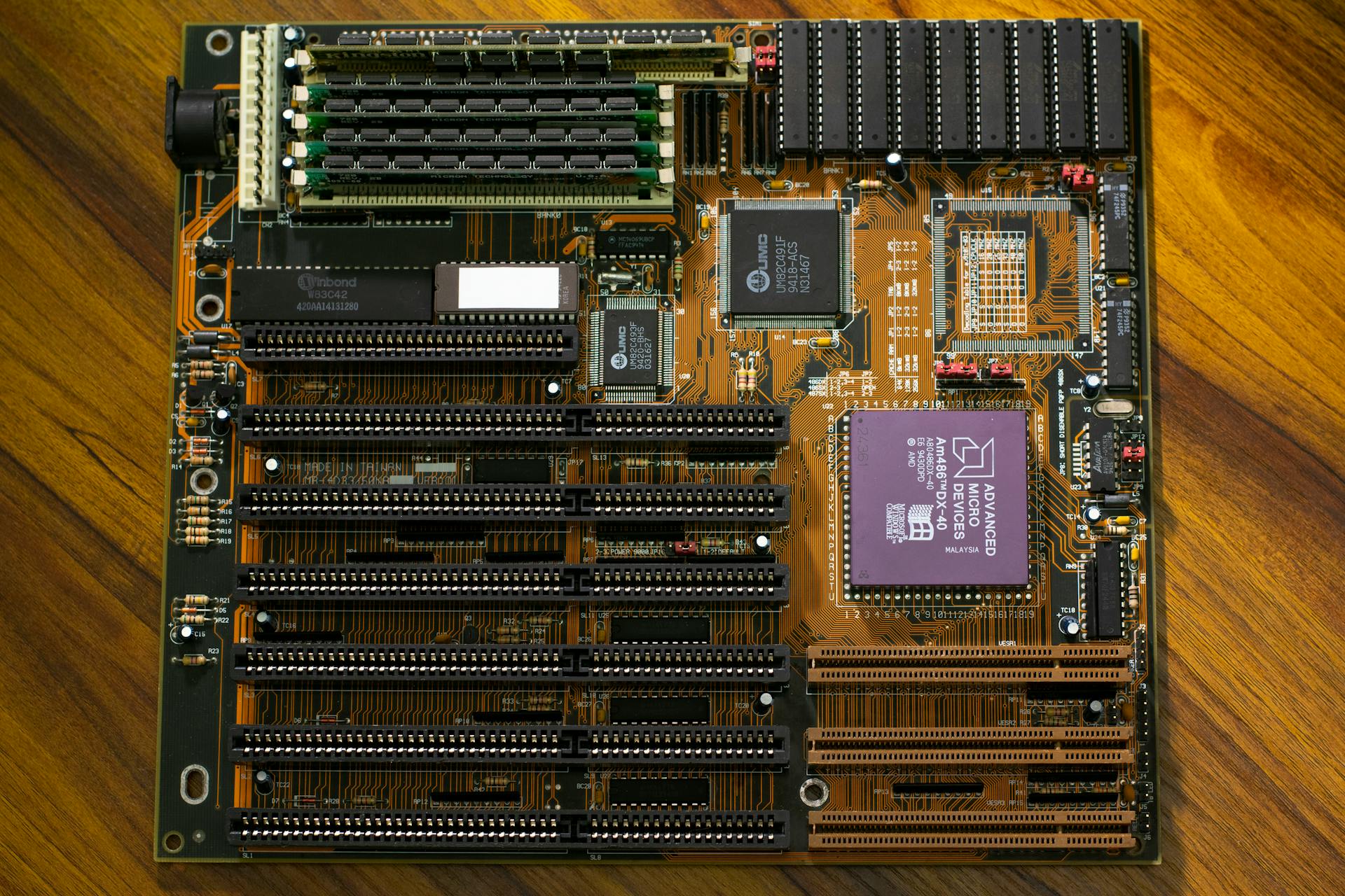 Modern Computer Motherboard