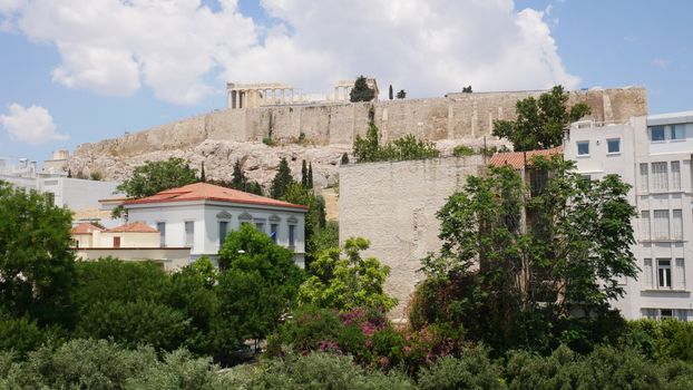 Psirri tavernas and rooftops night — Athens