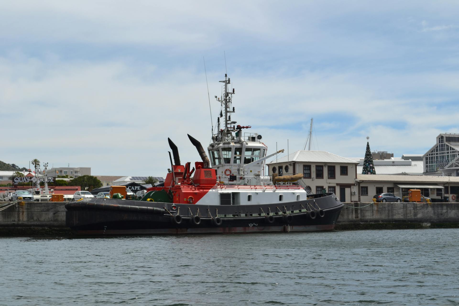 Tugboat in Port in Cape Town, South Africa