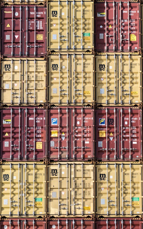 Red and Yellow Containers