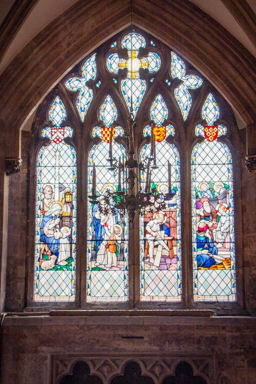 Darmowe zdjęcie z galerii z kościół, okna, okno