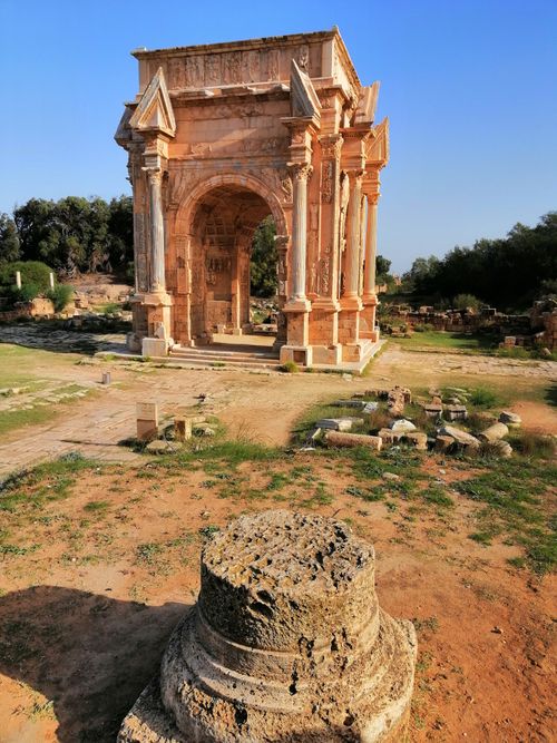 Free Arch of Septimius Severus Stock Photo