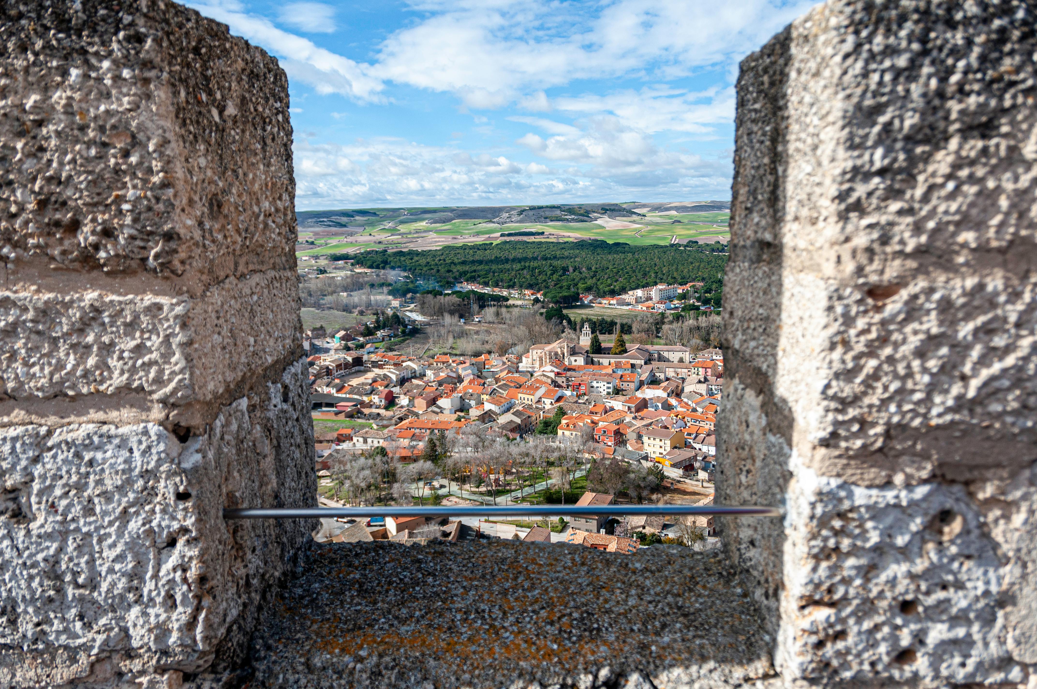 wall of penafiel castle in portugal