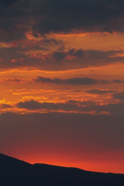 Gratis stockfoto met gele lucht, natuur, omtrek