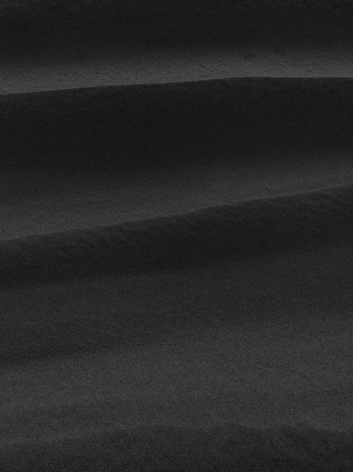Close up of Desert Sand in Black and White