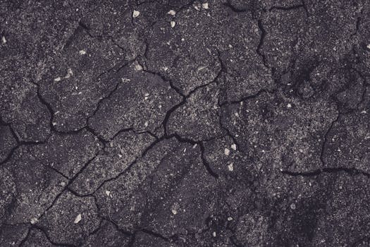 Closeup of asphalt roof