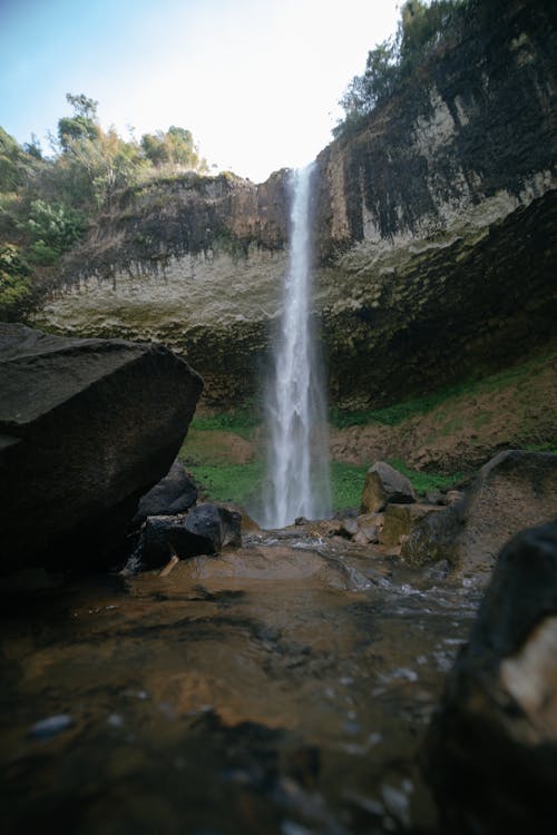 Foto profissional grátis de água corrente, cachoeira, cenário